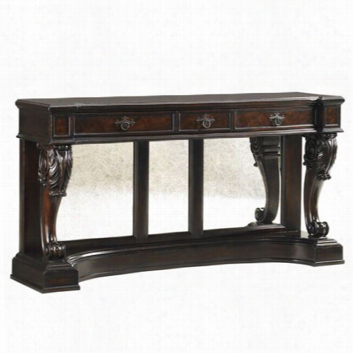 Tommy Bahama 548-966 Island Traditions Greenwich Console Slab In Dark Brown/wjndsor