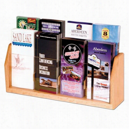 Wood Enmalle Tlt-8 8 Pocket Countertop Brochure Display