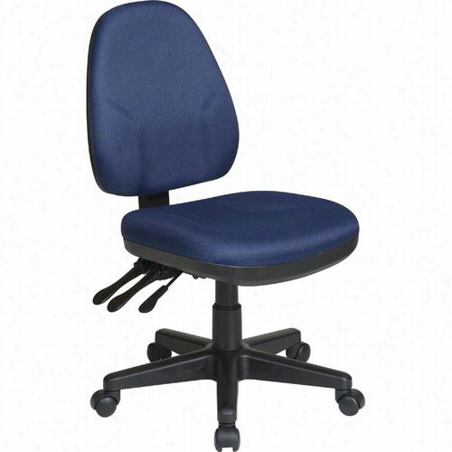 Worksmart 36420 Dual Function Ergojomic Chair With Adjustable Back Height