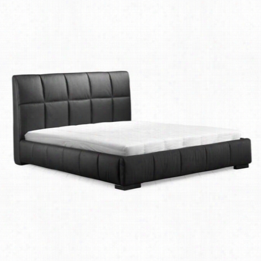 Zuo 80 0200 Amelie Qyeen Bed In Black