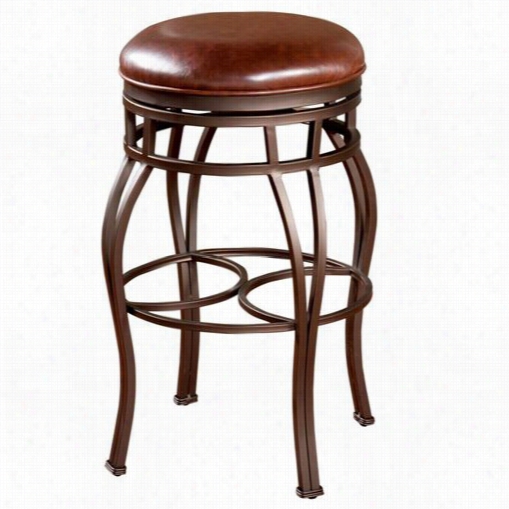 American Heritage 130715pp-l32 .2 Bella Backless Bar Height Chair Im Bourbon