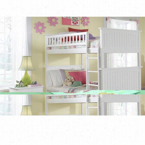 Alantic Furniture Ab5910 Nantucket Twin Over Twi Bunk Bed