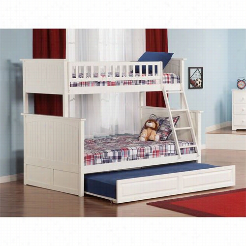 Atlantic Furniture Ab5923 Nantucket Twin Over Full Bunk Bed With A Raissd Array Tdundle Bed