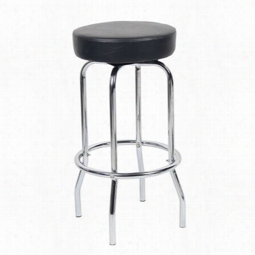 Boss Office Products B229-bk 29&quo;t&quuot; Drafting Stools In  Chrome/black