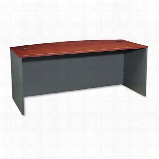 Bussh Furniture B Shwc Serie S C 72""w Bow Front Desk Shell