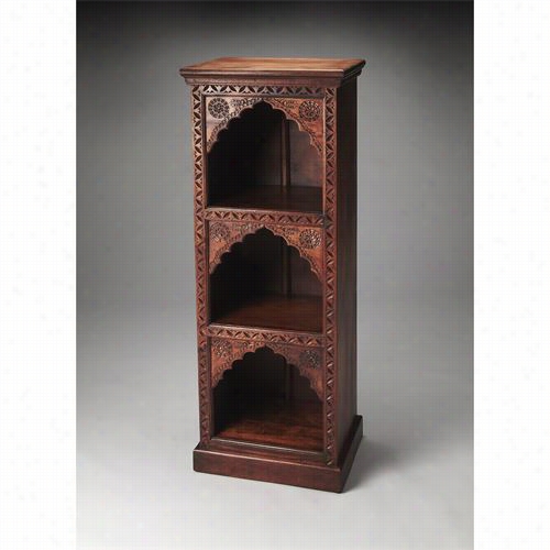 Butler 338290 Mihrab Solid Wood Bookcase In Brown