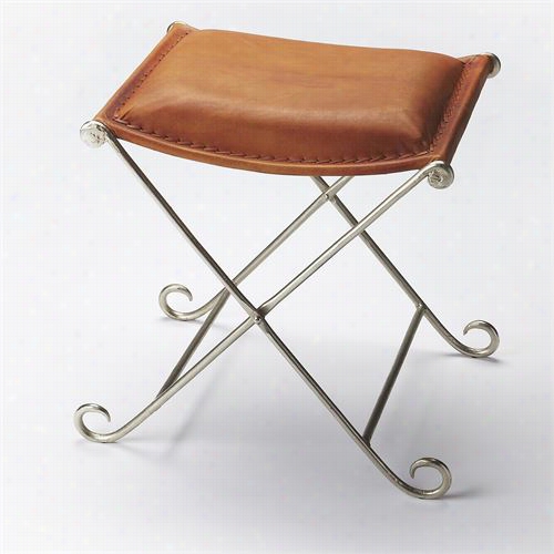 Butler 3552330 Industrial Chic Leather Stool