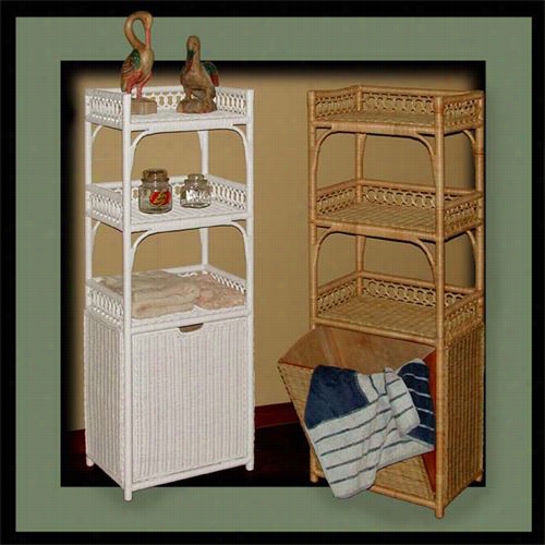 Chasco Designs 4097-h Standing Shelf With Pull-out Bin In Honey