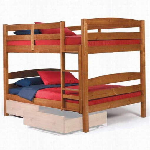 Chelsea Home Furniture 3641540 Full / Full Bunk Bed I Honey