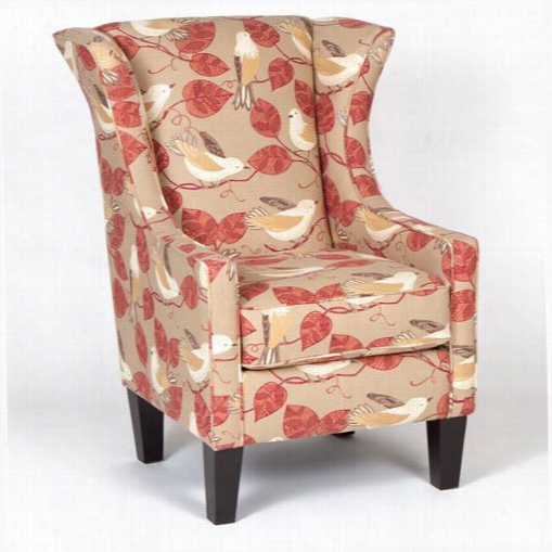 Cheelsea Home Furntiure 791460-c-sp Justin Songbird Paprika Accent Chair