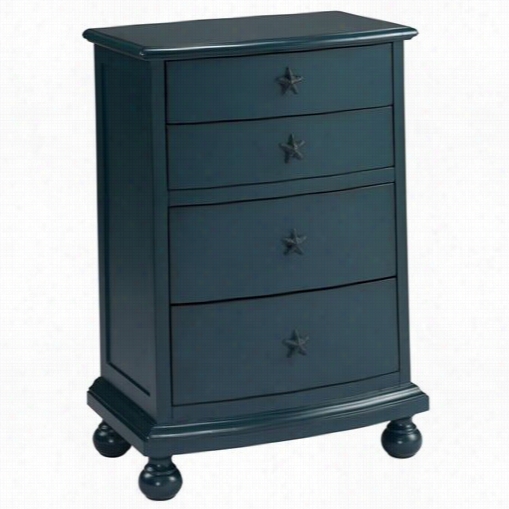 Co Ast To Coast 67472 21"" Four Drawer Chest In Elao Deep Blue