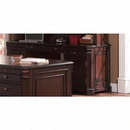 Coaster Furniture 800566d Cherry Vallye Traditional Kneehole Computer Credenza