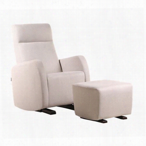 Dutailier 184-101 Etna Modern O Multiposition Upholstered Glider