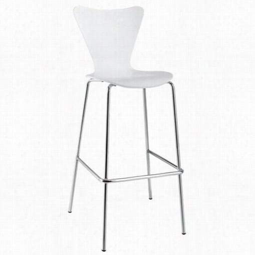 Esst Endimports Eei-538-whi Ernie Barstool Chair In White