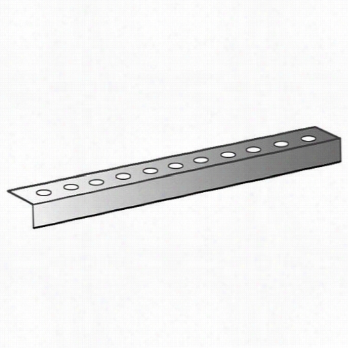 Hallowell 20100pl 36"" X 1-3/8&qut;"d X 7/8""h Bulk Storage Locker Restoration Angle In Platinum