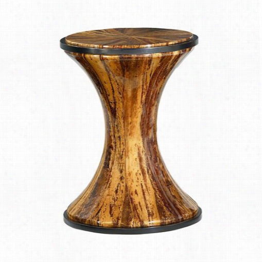 Hammary 110-914 Boracay Banaan Bark Round Accent Table