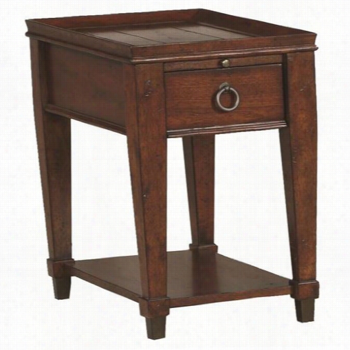 Hammary 197-916 Sunset Valley End Table In Rich Mahogany