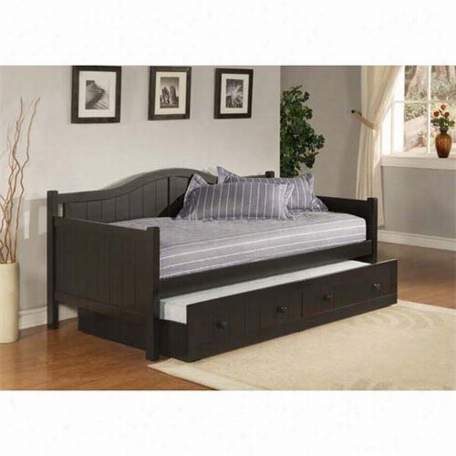 Hillsdale Furniture 1572dbt Staci Trunddle Daybed In Black