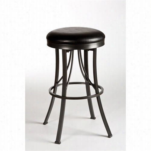 Hillsdale Furniture 5149-830 Ontario Backless Bar Stool In Pewter