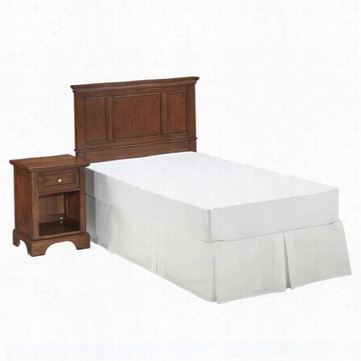 Home Styles 5529-4015 Chesapeake Win Headboard And Night Stand In Cherry