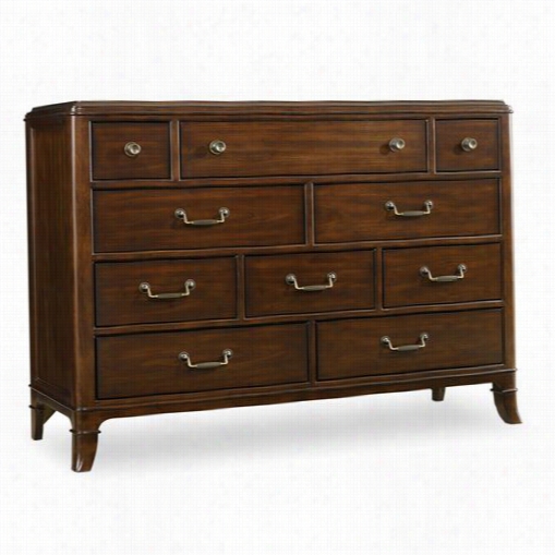 Hoooker Furniture 5183-90117 Palisade Media Chest In Dark Wood