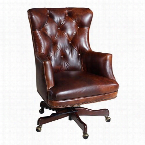 Hookr Furniture Ec436-087 Parthenon Executive Swivelt Ilt Chair In Brown