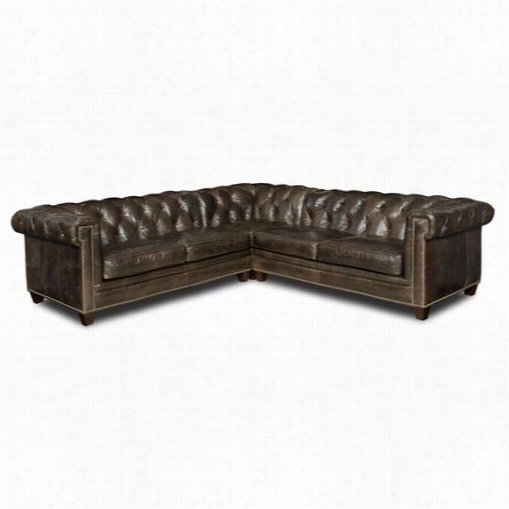 Hooker  Fyrniture Ss195-sc-089 Kingly Regal 3 Piece Stationarysectional