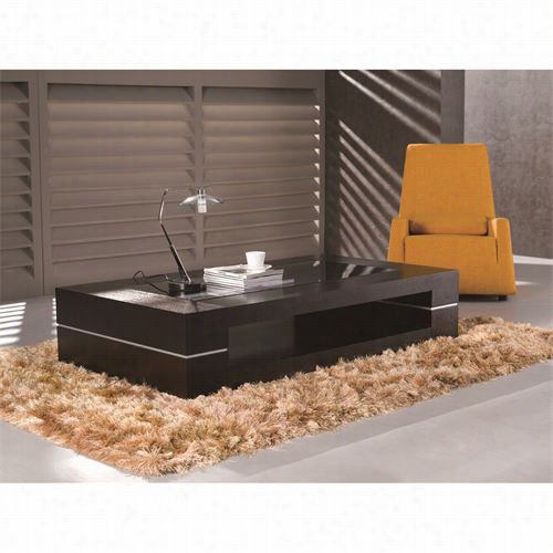 J& ;m Furniture 17516 682 Modern Coffee Table In Dark Oak