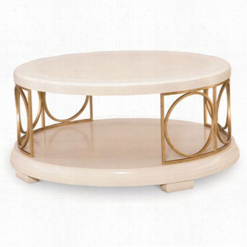 Legacy Classic Furniture 5010-401 Tower Suite Round Cocktail Table In Pearl