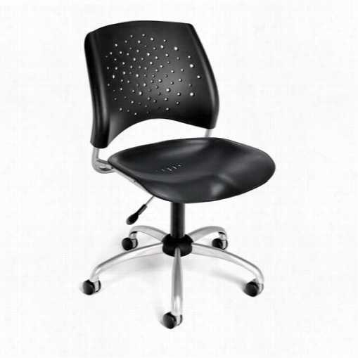 Ofm 326-p St Ars Swwivel Plastic Chair