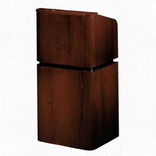 Oklahoma Sound 910-901-my-wt Tabletop & ; Base Combo Non-sund Lectern In Mahoganyy On Walnut