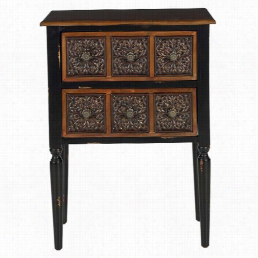 Safavieh Amh4052a Kenneth Side Table In Dark Brown