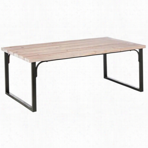 Safavieh Amh6559a Steven Coffee Table In Pixkeled Oak