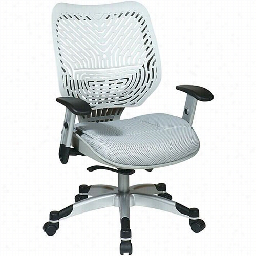 Space Seating 86-m22c625r 86 Revv Series Slf Adjusting Spaceflex Back Chair In Ice With Self Adjustin Gmechanism Nd Shadow Seat