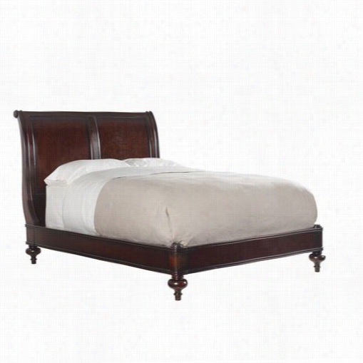 Stanley Furniture 020 British Colonial Portfolio King Sleigh Bed