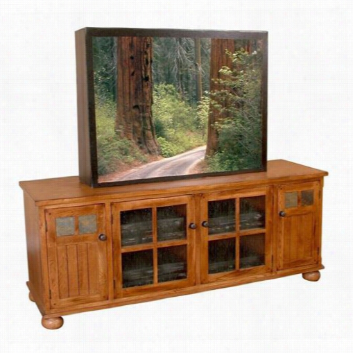 Sunny Designs 2751ro-tc Sedona Tv Console In Rustic Oak