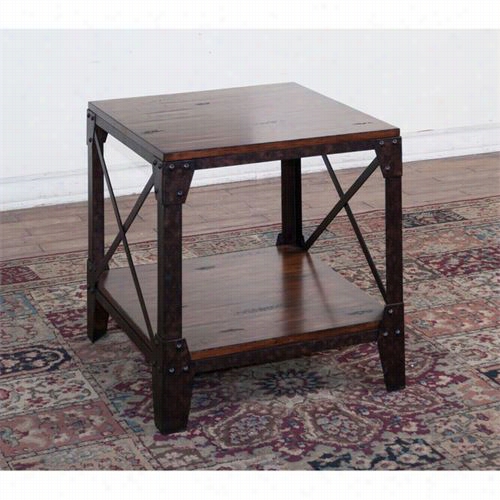 Sunny Esigns 3232wm-e Crosswinds End Table