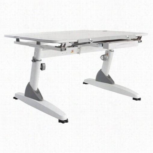 Tct Nanotec Td2202aww M-2 Ergonomic School Desk In White