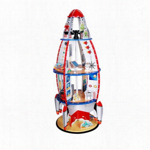 Teamsn Td-11151a Rocket Bookshelf With Figuirnes