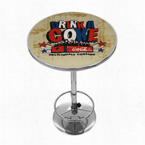 Trademark Games Coke-2000-bz2 Coca Cola Brazil Dri Nk A Coke Pub Table