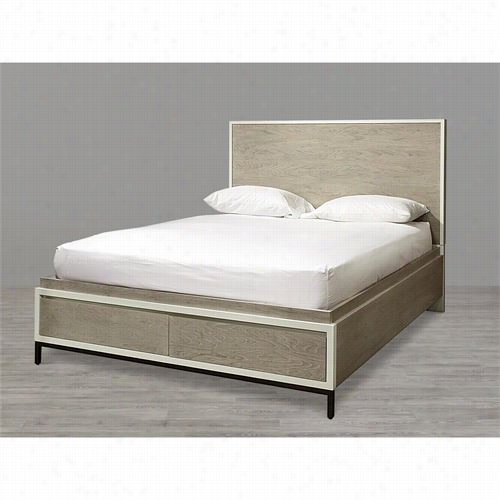 Universal Furniture 219220sb Spencer King Storrage Bed In Gray / Parchment