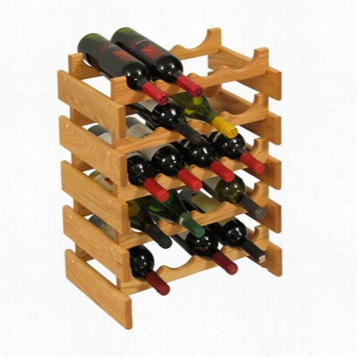 Wooden Mallet Wr45 Dakota 20 Bottle Wine Rack