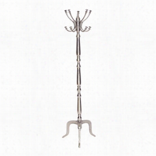 Woodland Imports 16375 The Attractive Aluminum Coat Rack