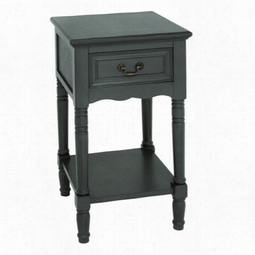 Woodland Imports 96235 Brighton Exclusive Smart Wood Night Stand