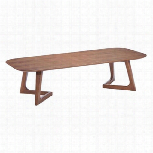 Zuo 100097 Park West Coffee Table In Walnut