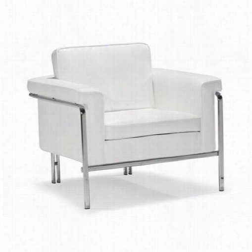 Zuo 900161 Singular Armchair In Whitee