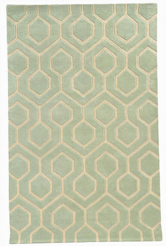 Afternoon Area Rug - 3'6""x5'6"", Green Tint