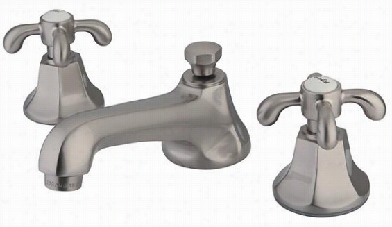 Alsace Low Profile Faucet - 2.75""hx14.12""wx5.5""d, Silver