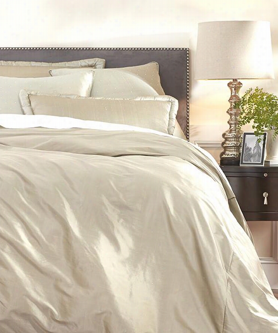 Andrea Bedding Set - Queen, Silver