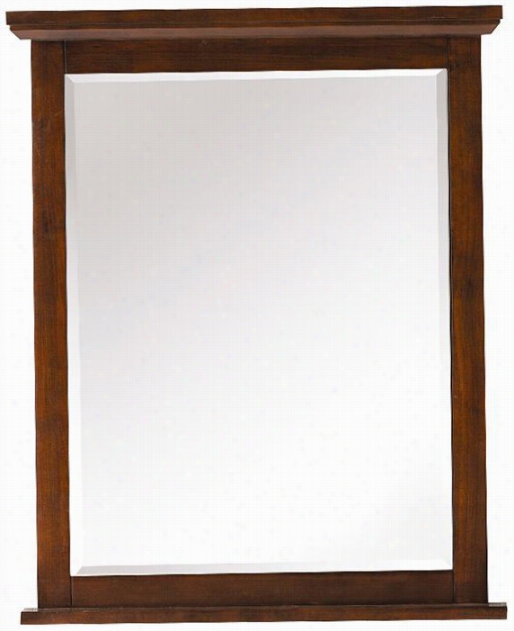 Austellmirror - 32 "&quto;h26""wx2&quo;"d, Coffee Brown